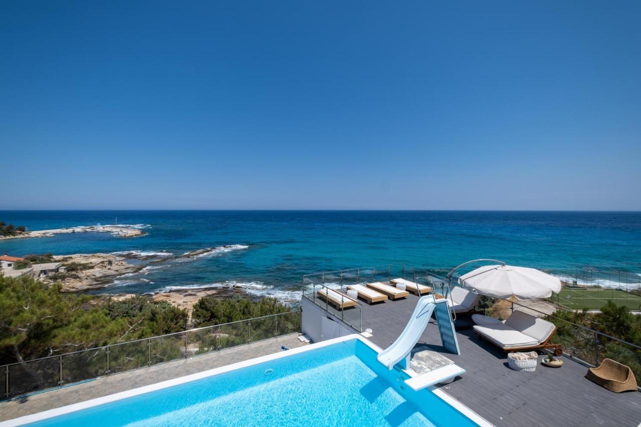 Icarus Luxury Beachfront Villa Gialiskari  Luaran gambar