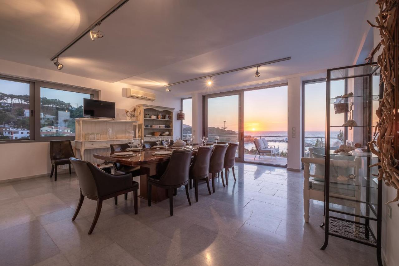 Icarus Luxury Beachfront Villa Gialiskari  Luaran gambar