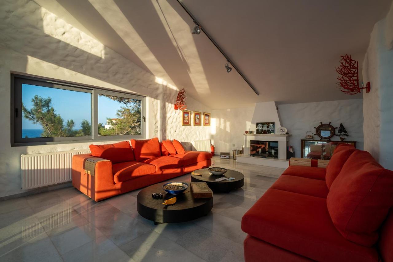 Icarus Luxury Beachfront Villa Gialiskari  Luaran gambar