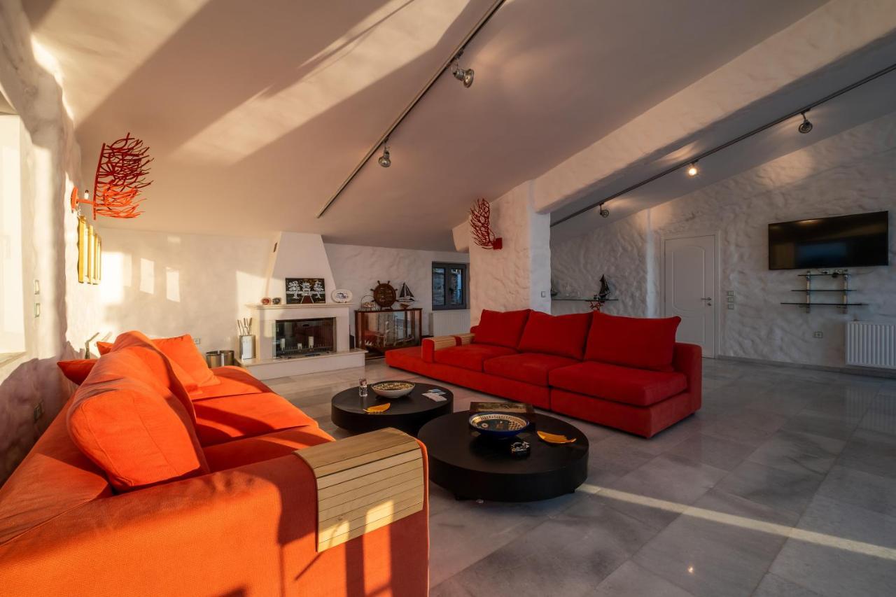 Icarus Luxury Beachfront Villa Gialiskari  Luaran gambar