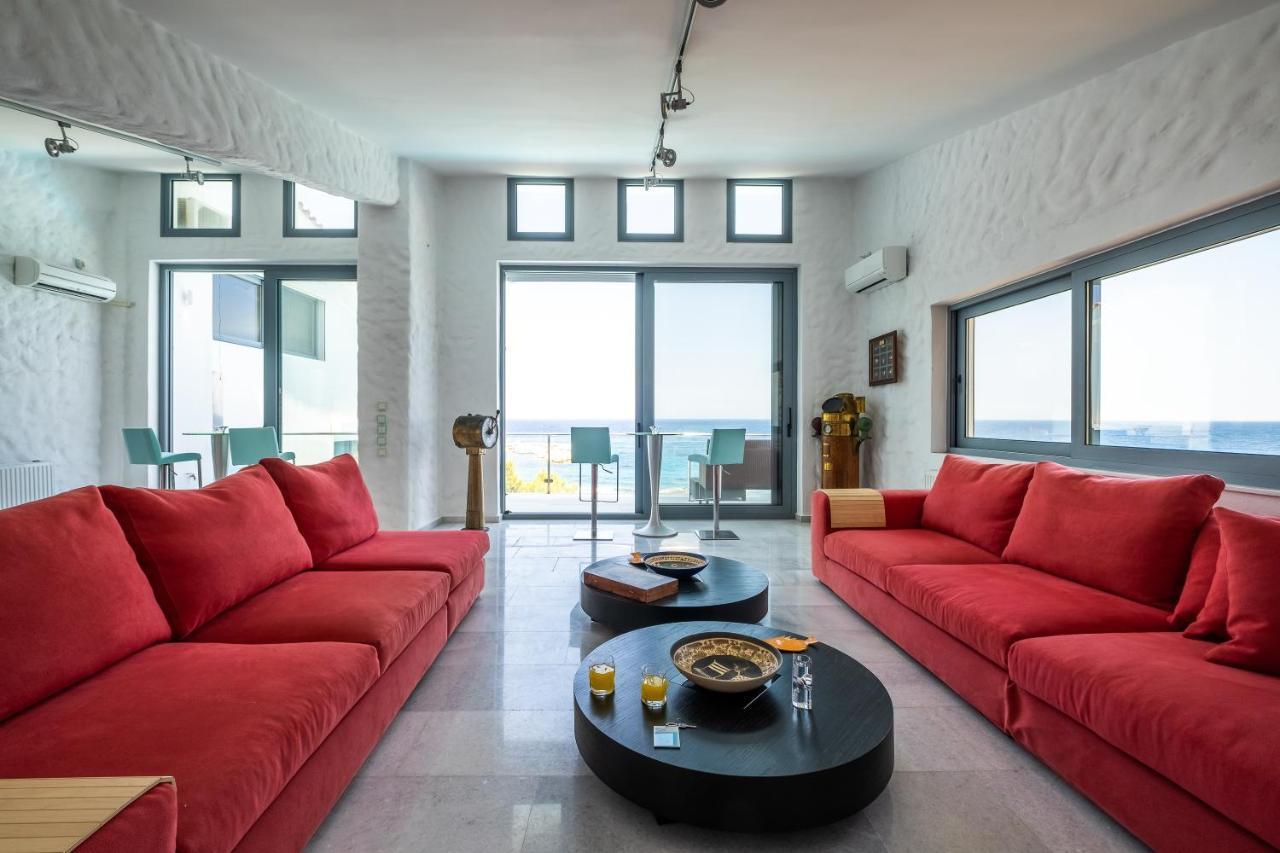 Icarus Luxury Beachfront Villa Gialiskari  Luaran gambar