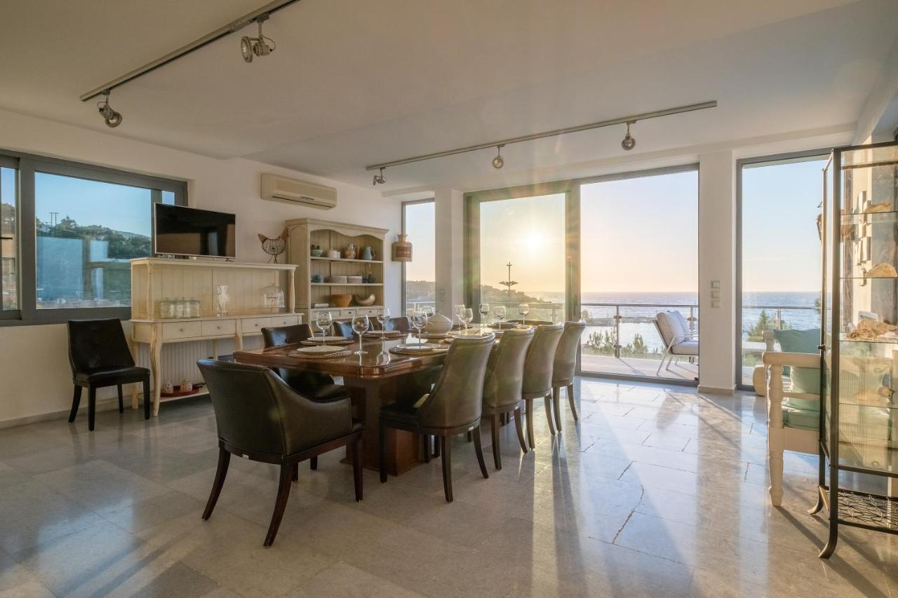 Icarus Luxury Beachfront Villa Gialiskari  Luaran gambar